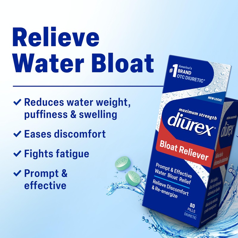 Diurex Ultra Re-Energizing Water Pills - Relieve Water Bloat -