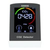 CO2 Detector with Display Screen ABS Battery USB Charging Multi