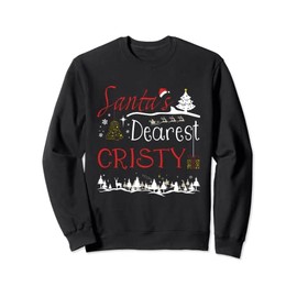 Cristy Xmas Cute Christmas Name Sweatshirt