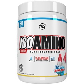 MAN SPORTS ISOAMINO AMINOACIDOS 30 SERVS 210 GRS SABOR BLUE BOMB SICLE
