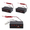 3PCS 4 Ways 12V LED Strobe Flash Light Lamp Emergency