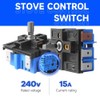 New OEM：W10434452 Stove Control Switch Replacement Part for Dual Infinite