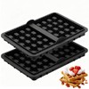Inmorven Silicone Waffle mold,Non Stick Waffle Liner,Reusable Waffle Baking Tins