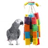 Bird Parrot Chewing Toy, MQUPIN Parrot Chew Toy, Colourful Natural