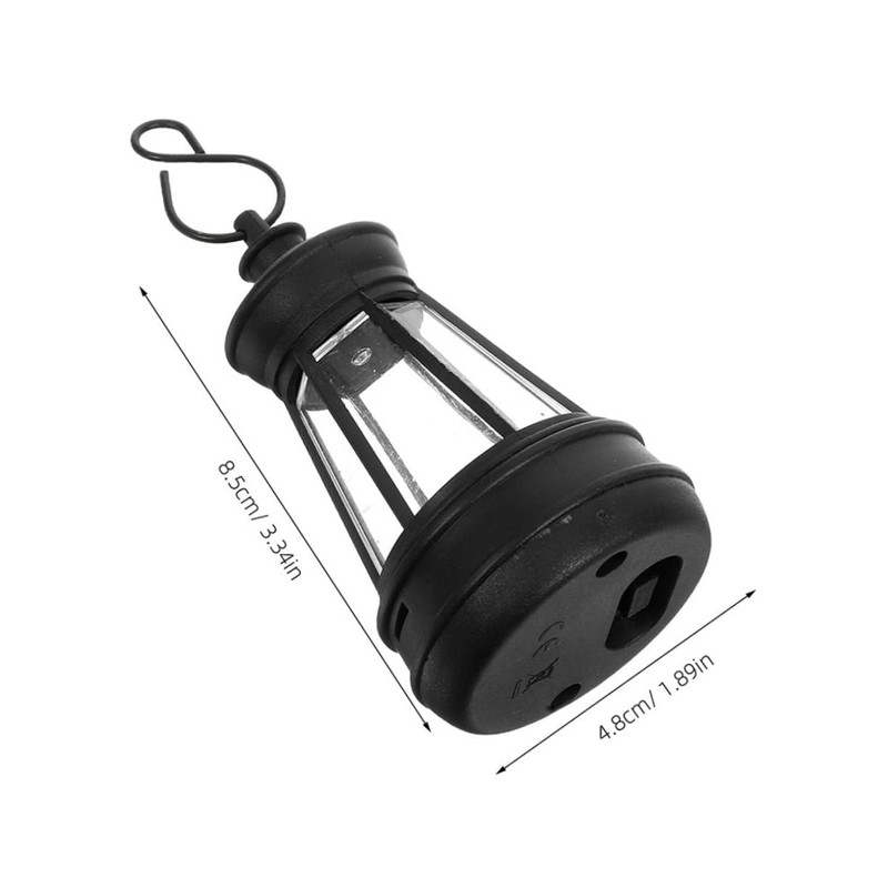 TOPPERFUN 3pcs Mini Solar Lantern Lights Small Hanging Lantern Replacement