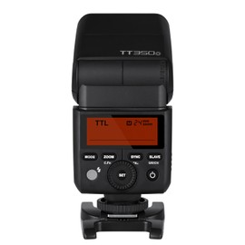 Godox TT350O Mini Camera Flash, Equipped with 2.4G Wireless Transmission, TTL LCD Panel, Adjustable Angle, Mini, Portable, High Speed Sync, Compatible with Olympus/Panasonic Cameras, Technical