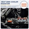 PATIKIL Copper Heatsink 8x8x2mm, 4 Pcs Heat Sink Cooler Radiator