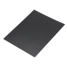 QUARKZMAN Black ABS Plastic Sheet 10 x 8 x 0.03 Inch for Model Making DIY Crafts Panel Pack of 1