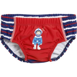 Playshoes Baby Boys Windelhose Taucher mit UV-Schutz Swim Nappy, Red (rot), 62 (Manufacturer size: 62/68)
