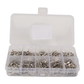 380 Pcs Car Lock Reed Stainless Steel Car Locking Plate and Spring Repair Accessories for HON66
