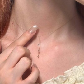 Aneneiceera Vintage Crystal Pendant Necklace Gold Rhinestone Choker Necklaces Triple Cz Lariat Necklaces Tiny Crystal Necklace Chain Jewelry for Women