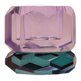 Crystal Holder Petrol, Purple, 4.5 x 4.5 x 4.5 cm