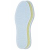 Lenzen 3 Pairs of Terry cloth Barefoot Insoles - White,