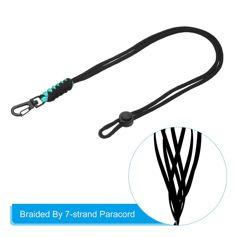 [PATIKIL] Badge Lanyard with Snap Hook 48cm Braided Neck Keychain