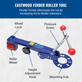 Eastwood Eastwood Fender Roller Tool Pro-Grade Fender Rolling and Arching Mechanism | Made with Durable, Heavy-Duty Powder-Coated Steel