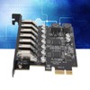 7 Port PCIE Expansion Card 7 Ports USB 3.2 GEN1
