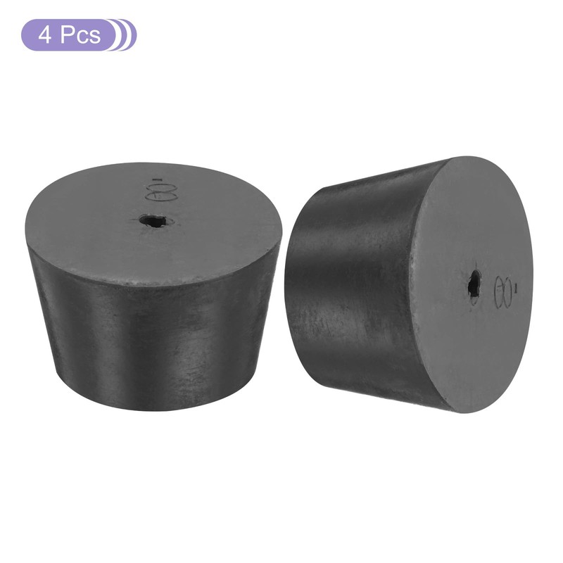 sourcing map Rubber Tapered Plug 33mm to 41mm Solid Test