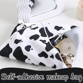 ZKGYUS Kosmetikbeutel, Kosmetiktasche, One-Step Organizer Make Up Tasche, Faules Make Up Tasche, Tragbare Reise Makeup Tasche, Magische Schminktasche Damen