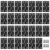 Yitexin 30 Pack 2.6'' x 1.4'' Cabinet Door Hinges with