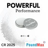 PoundMax CR 2025 Batteries 3v Lithium Button Cell Battery Combo