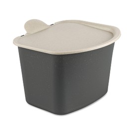 Koziol BIBO Organic Waste Container Natural Ash Grey