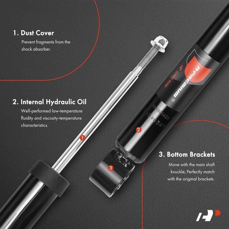 A-Premium Rear Shock Absorber Compatible with Chrysler Pacifica 2020 2021