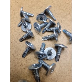 MAI 500 Modified Truss Head Phillips Self Drilling Screws #8 x 1/2" Zinc Plated
