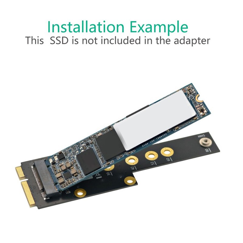 M.2 Key B SSD to MSATA Adapter M.2 NGFF Key