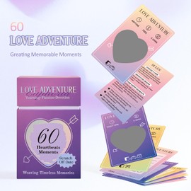 60 Date Ideas Card Games for Couples - Unique Date Deck Scratch Off Cards, Great Couples Gifts for Boyfriend Girlfriend, Romantic Wedding Anniversaries Newlywed Gifts for Husband Wife Bridal Shower