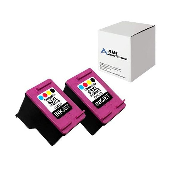 AIM Distribution Compatible Replacement for HP NO. 63XL Color High