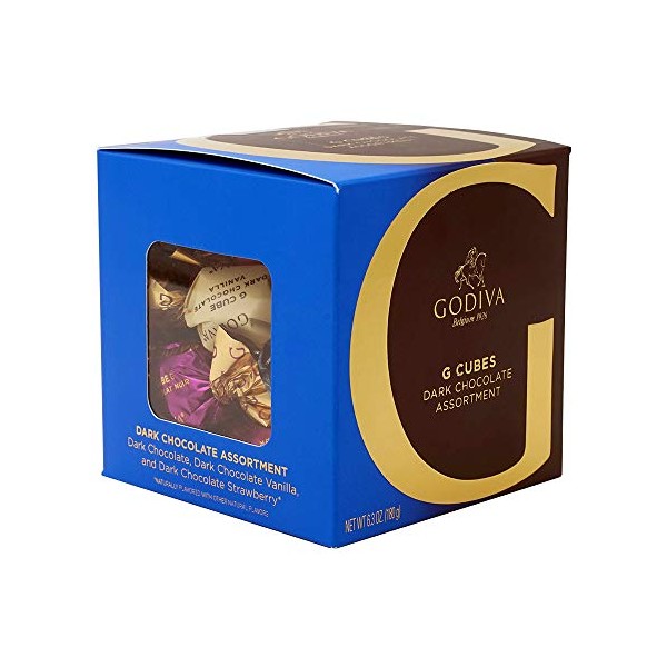 Godiva Chocolatier 22PC G Cube, Dk Asst, 6.3 Ounce