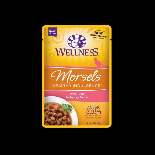Wellness Healthy Indulgence® Morsels Tuna - Cat Wet Food (3 oz), 1 Pouch