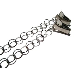 ATLanyards Lots of Loops Clip Eyeglass Holder - Chain Eyeglass Holder with Clips - Alligator Clip Eyeglass Necklace