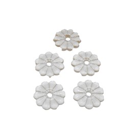 5 Clear Ceiling Floret Medallion Screw Washer Cover Rosettes Mobile Home RV