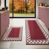 COSY HOMEER Kitchen Rugs Non Slip Washable Kitchen Mats for