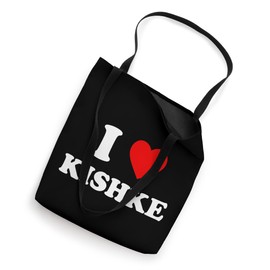 I Love Kishke Heart Jewish Food Cholent Kugel Shabbat Shalom Tote Bag