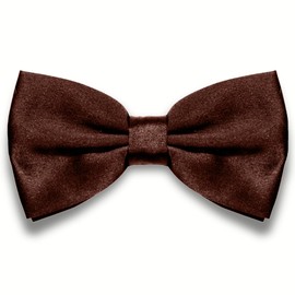 Burlet Bow Tie - Brown Bow Tie - Bow Tie For Men - Bowtie Men - Silk Look