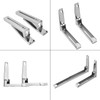 Microwave Oven Shelf, 2Pcs Kitchen Stainless Steel Microwave Oven Bracket