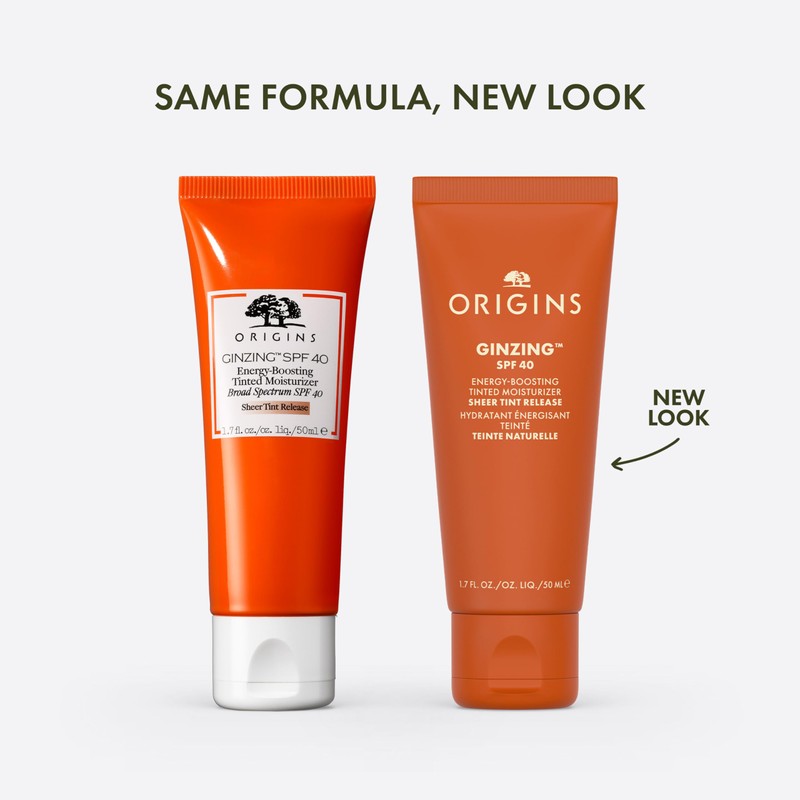 Origins GinZing Energy-Boosting Tinted Moisturizer with SPF 40 | Hydrates