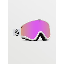 Volcom - Yae Goggles Matte White + Bonus Lens Yellow/Pink Chrome