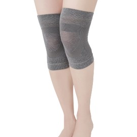 Cervin Binchotan Supporter for Knees, 2 Pieces, Gray