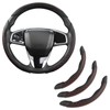 West Llama 3PCS Leather Auto Steering Wheel Cover for 99%