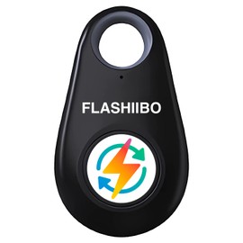 Flashiibo Fob v1 Black, NFC Tag Emulator, 1 Save Lot, Unlimited Rewrite, UID Regen