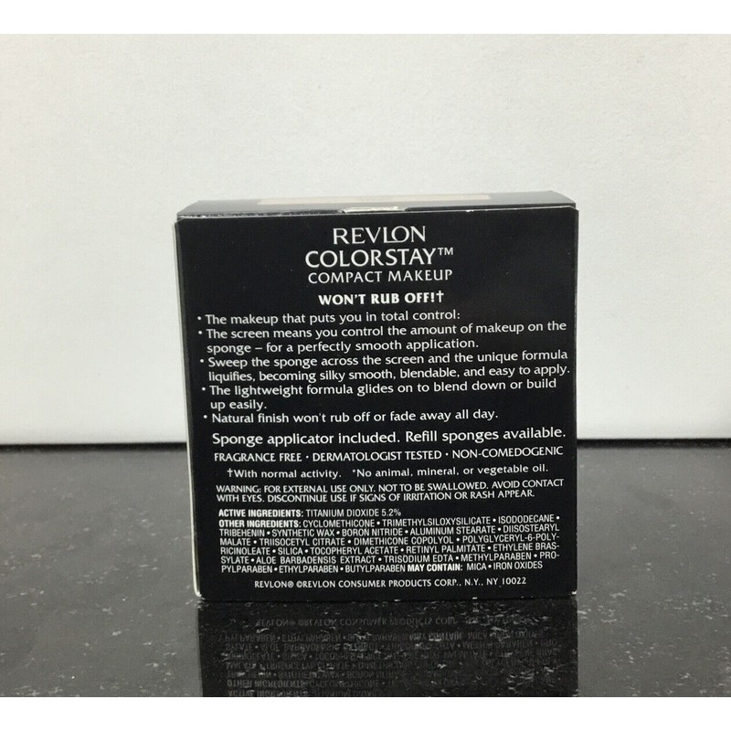 REVLON COLORSTAY COMPACT MAKEUP TRUE BEIGE NEW.