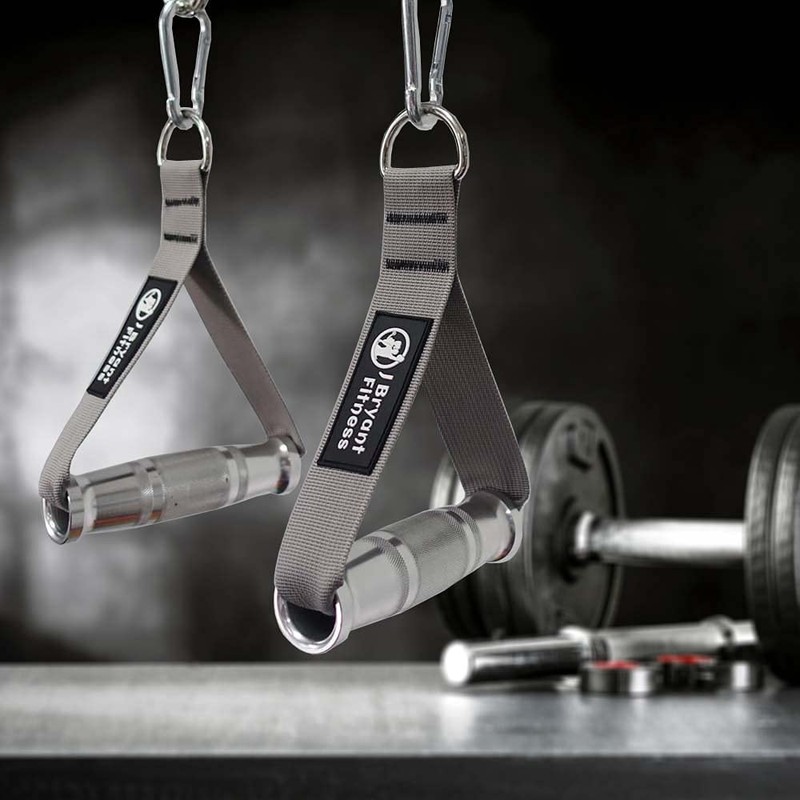 J Bryant Fitness Metal Gym Handles for Cable Machine Attachment