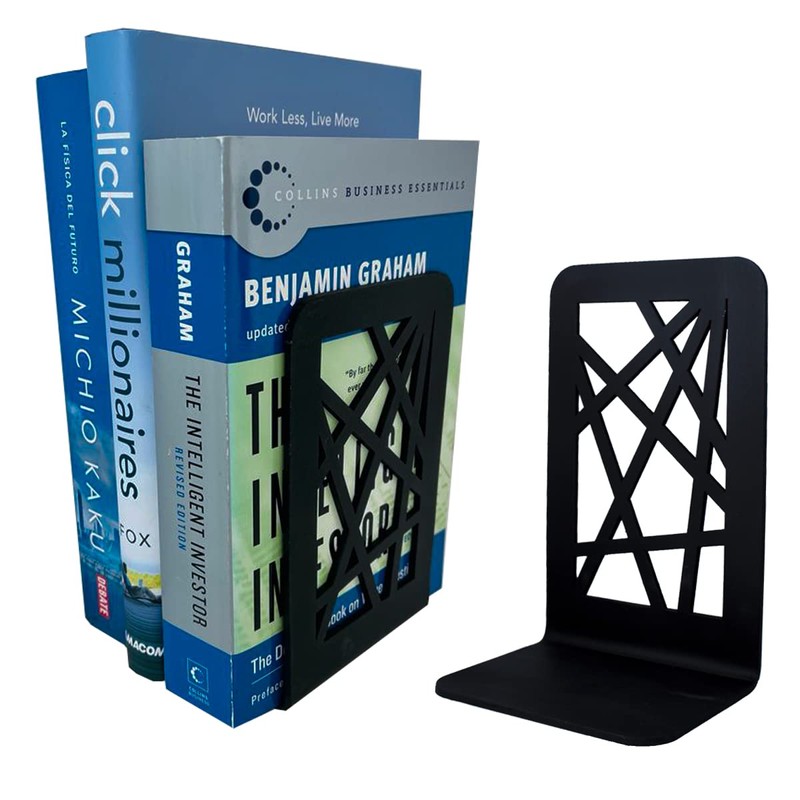 IDEA HOGARE Sujetalibros Organizador Sujeta Libros Figuras Varias 4 Pzas