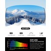 OutdoorMaster Heron Ski Goggles with 2 Lens, Frameless, Magnetic Interchangeable