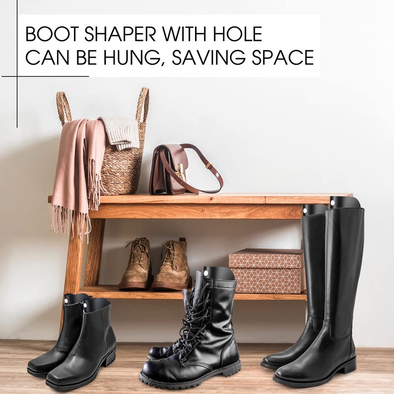 FoldTier 16 Pcs (8 Pairs) Boot Shapers Form Inserts Shoe