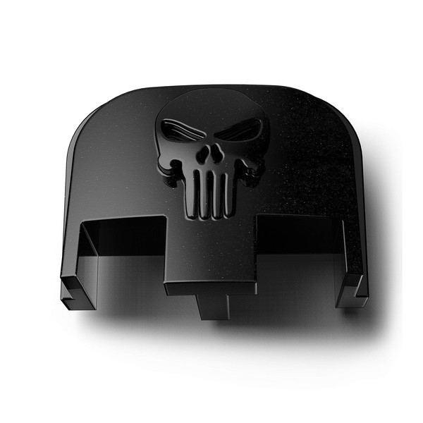 MakerShot 3D Aluminum Slide Cover Plate, Compatible with S&W SD9 SD9VE SD40 SD40VE (Skull)