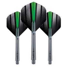 Red Dragon Hardcore Green Flash Design Flights and VRX Stems Combo Pack